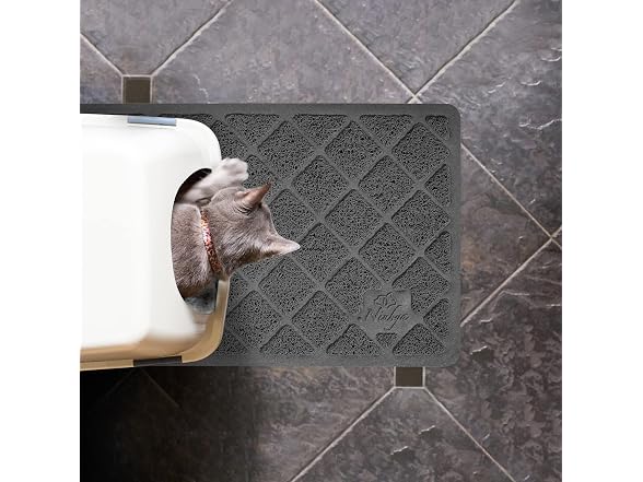 Niubya Premium Cat Litter Mat, 23" Long x 14" Wide