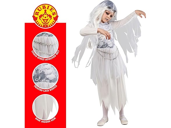Rubie's Child's Ghostly Girl Costume