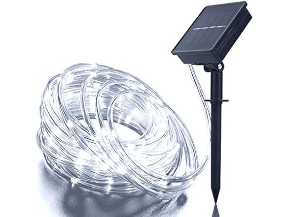Honche Solar Rope Light 33FT 100L IP65