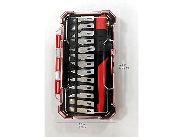 JUSTHESE 14PCS Precision Hobby Knife set