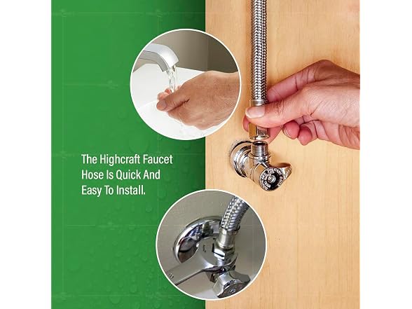 Highcraft Braided Faucet Connector