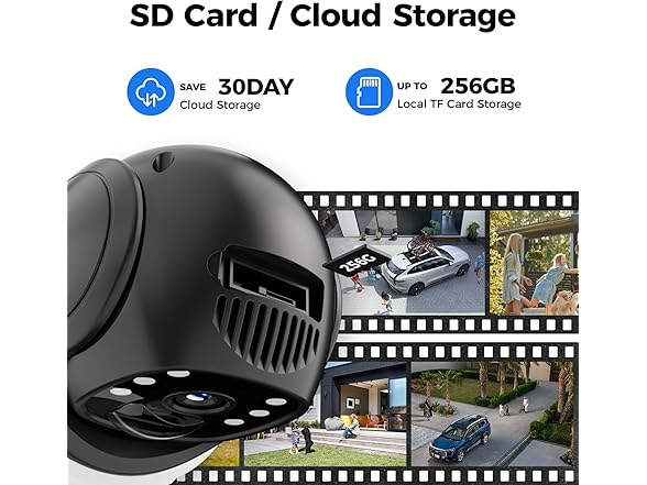 Auhavor W0092 Solar Security Cameras Wireless Outdoor (Open Box)