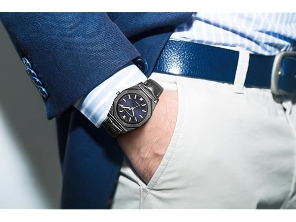 Perry Ellis Ultra Slim Octagon Dial Watch