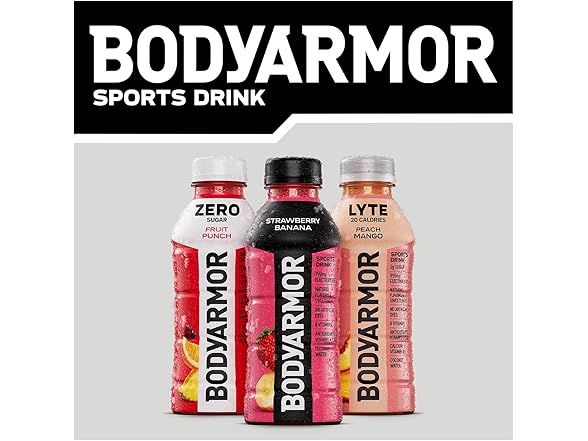 8PK BODYARMOR ZERO Sugar Cherry Berry Lemonade