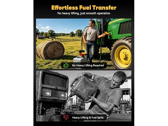 JEXTRAL Cordless Fuel Transfer Pump