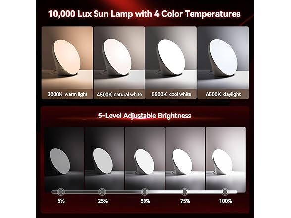EVATEALE Red Light Therapy Lamp
