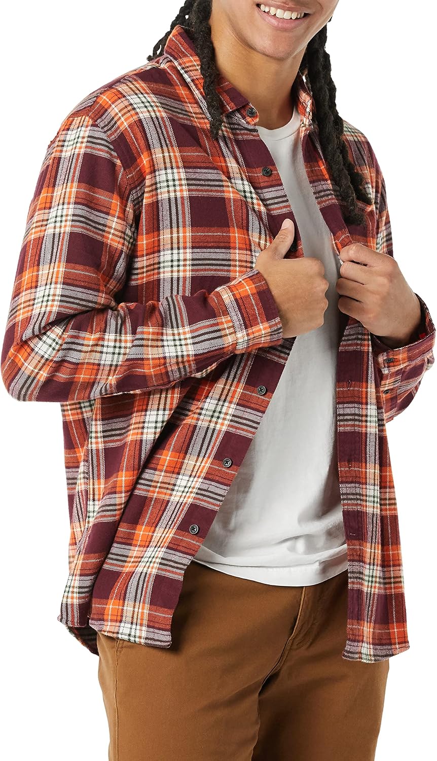 Amazon Essentials Men Long-sleeve Flannel Shirt - Gallery 34