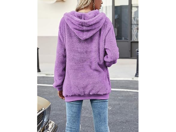 Romanstii Women (M) Long Sleeve Hooded Zip Hoodie