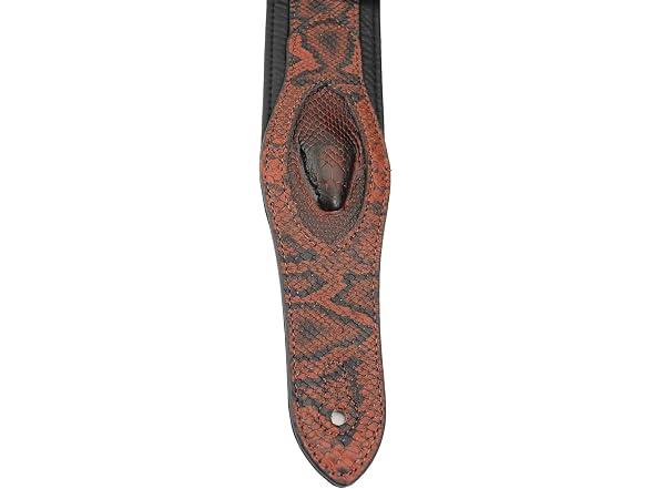 Walker & Williams Copperhead Pattern Padded Guitar Strap