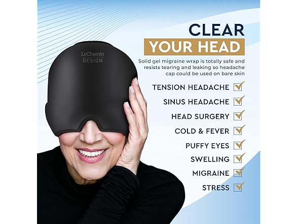 LeChemin | Premium Migraine Relief Cap
