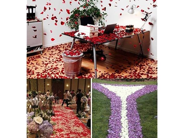 SIWEN Artificial Rose Flower Petals