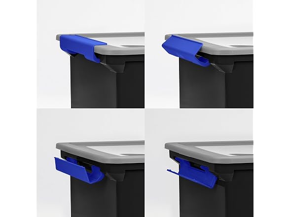 Storex Utility Tote with Locking Handles