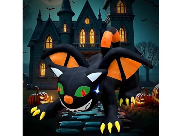 6FT Halloween Inflatables Black Cat