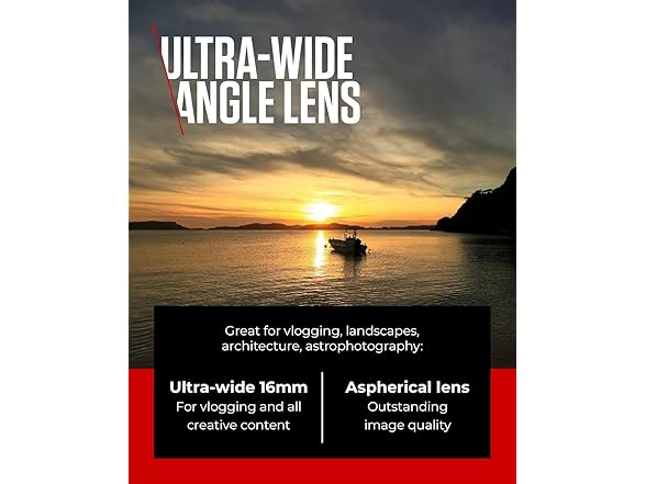 Canon RF 16mm f2.8 STM Lens (Black)