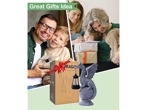 Dragon on Ball Garden Statue Decor