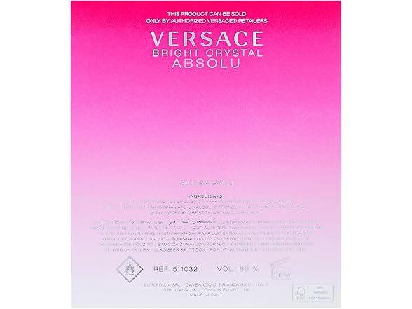 Versace Bright Crystal Absolu EDP, 100-mL