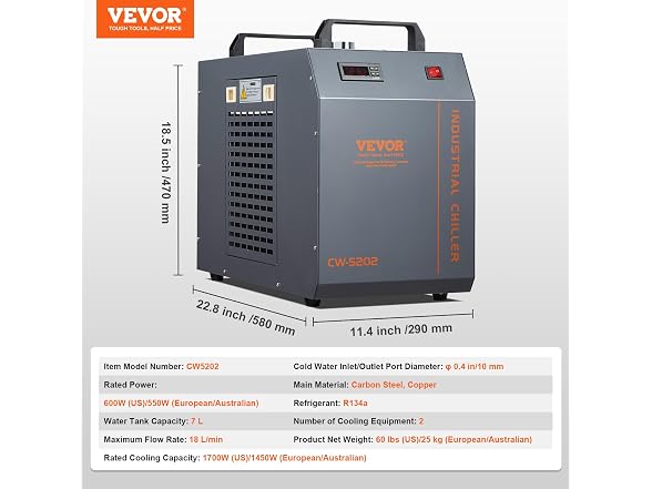VEVOR Industrial Water Chiller