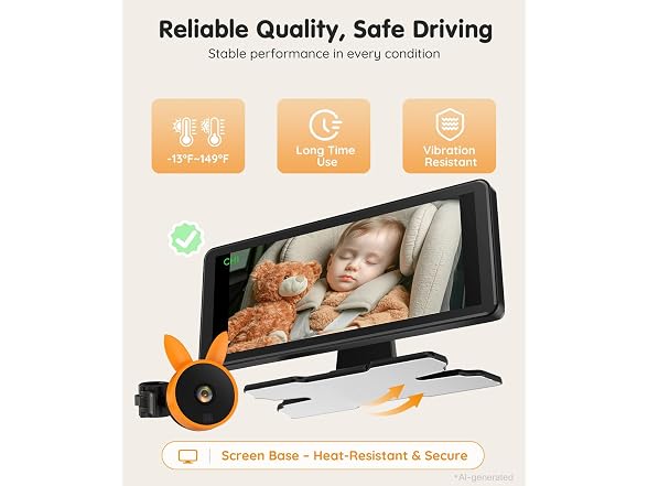 Babyvue Babyvue BV3PRO Baby Car Camera