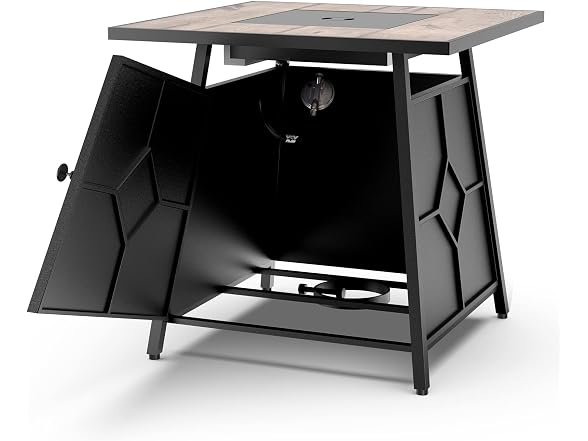 OTSUN 28'' Propane Fire Pit Table for Patio Outdoor