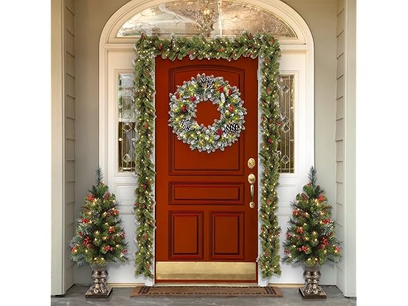 Christmas Wreath,20Inch Front Door Decor