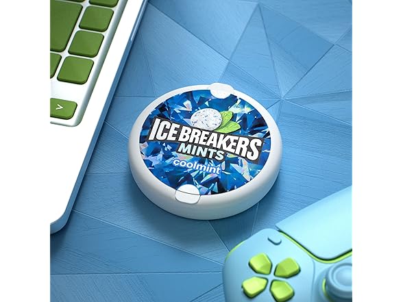 8PK ICE BREAKERS Coolmint Sugar Free Mints