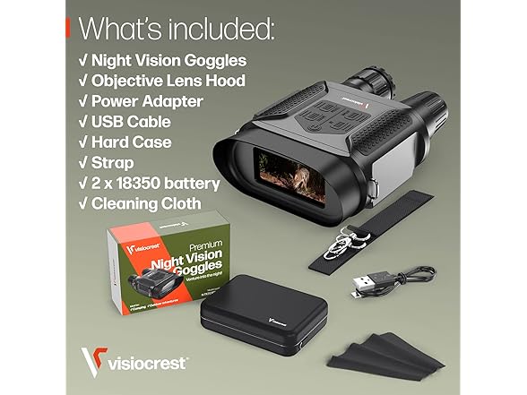 Visiocrest Visiocrest Night Vision Binoculars, Nigh