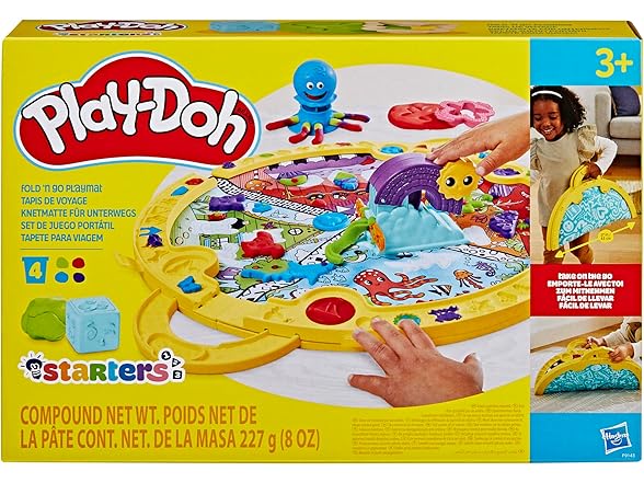 Play-Doh Fold & Go Playmat Starter Set