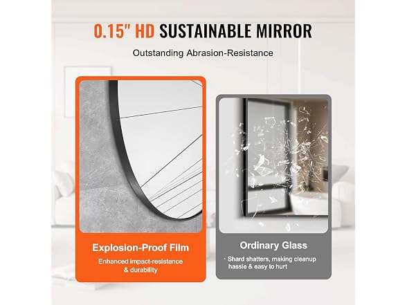 Wall Mounted Makeup Mirror