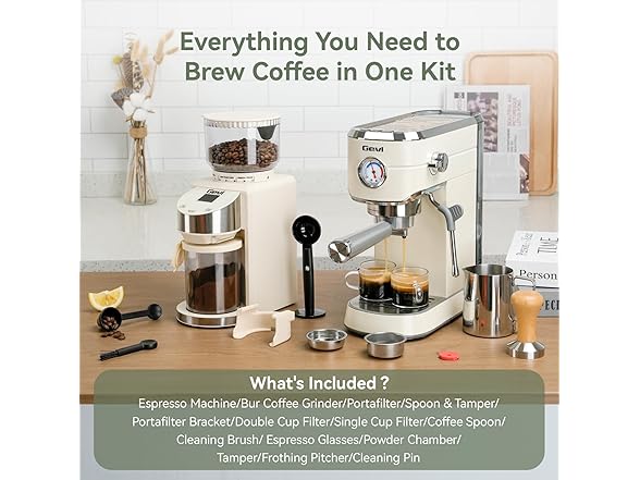 Espresso Machine with Grinder