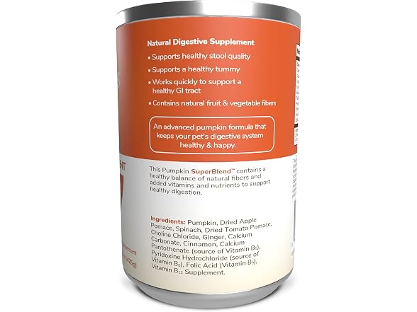 Fruitables Pumpkin Pet Digestive Supplement, 15 oz.