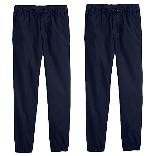 2PK Boy's Classic Stretch Twill Joggers - Gallery 19