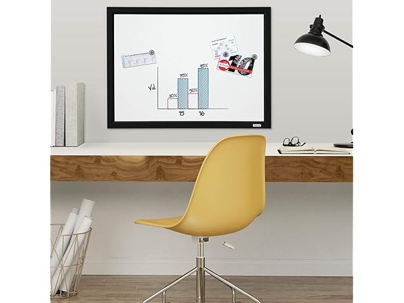 Quartet Magnetic Whiteboard 17x23 Blk