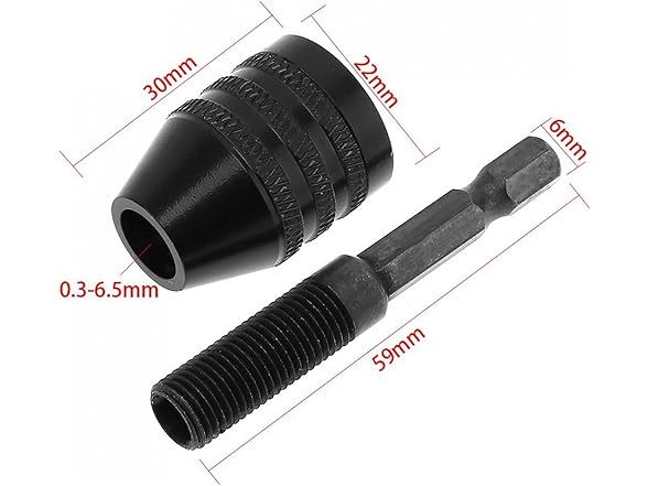 NORAZE 2PCS Twist Drill Chuck