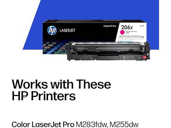 HP HP 206X Magenta Toner Cartridge | Works