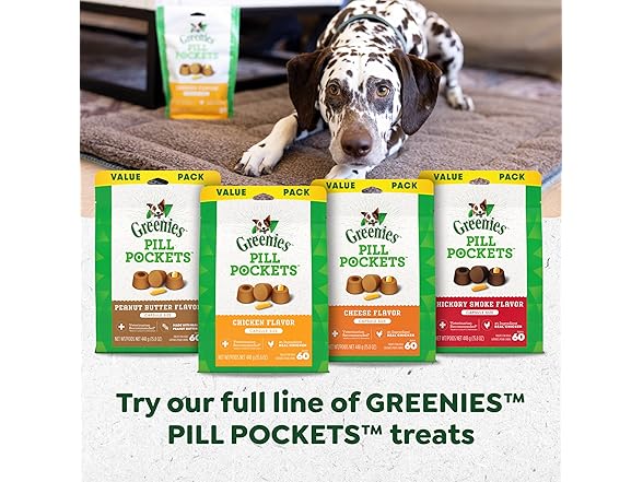 Greenies Pill Pockets for Dogs Large Size, 7.9 oz