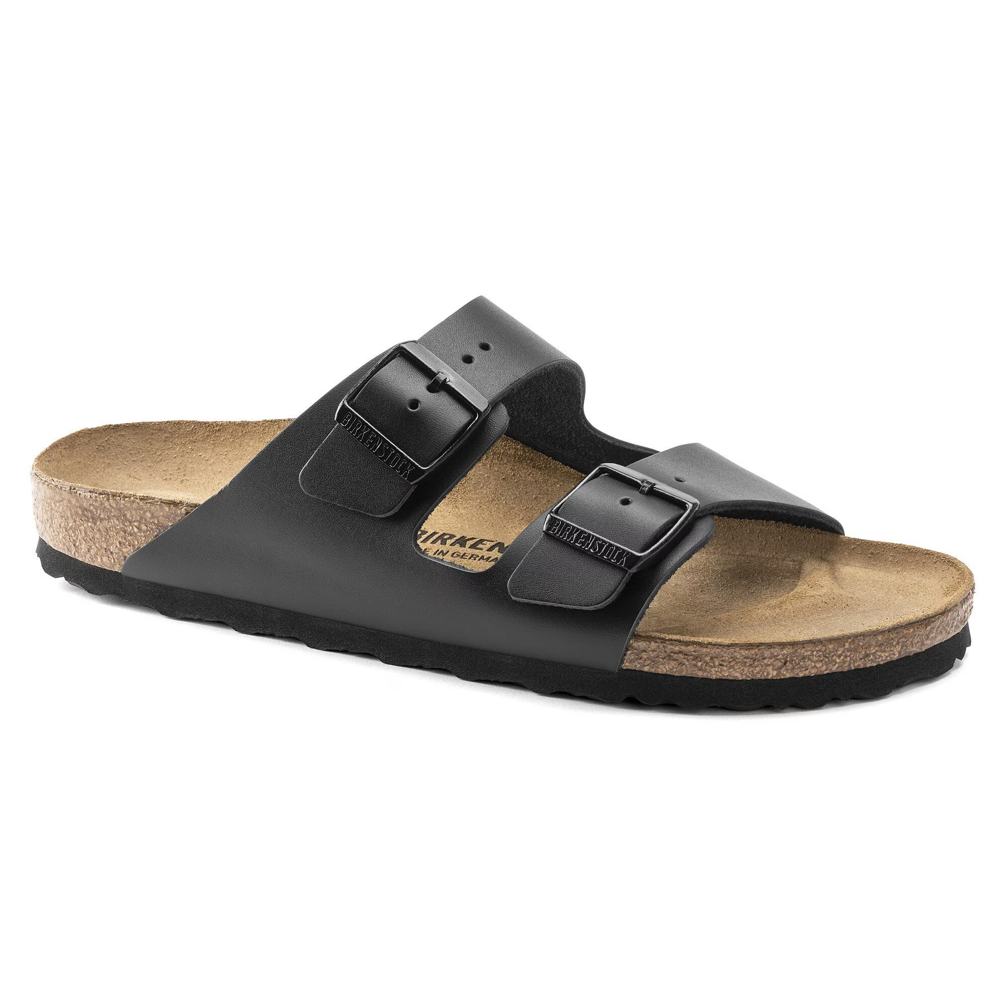 Birkenstock Unisex Arizona Natural Leather Shoes - Gallery 4