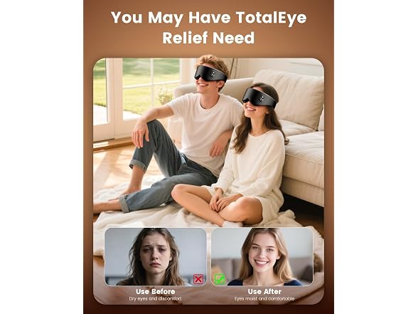 Anydance Heated Cordless Eye Mask