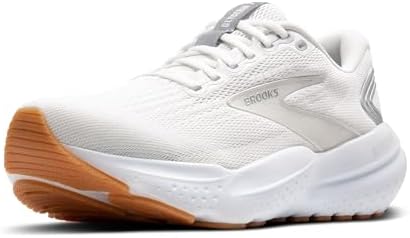 Brooks Glycerin 21 Women's Shoes White/Silver/Biscuit Size 5