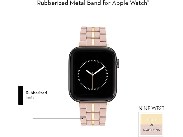 Nine West Rubber 42mm Apple Watch Band