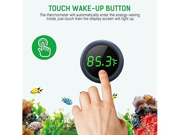Fish Tank Digital Thermometer (2 Pack)