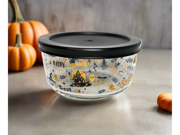 Halloween Glass Food Storage Set 12-Piece