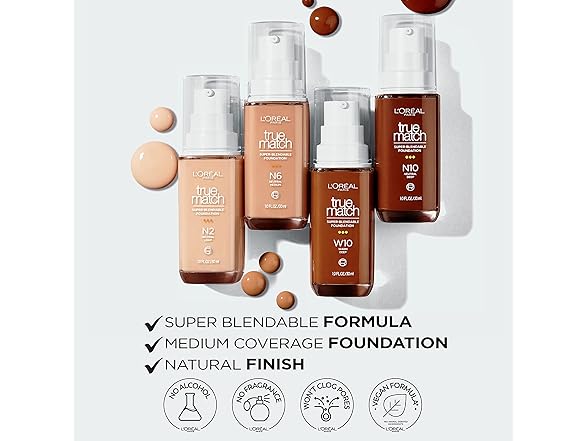 L'Oreal True Match Foundation Pack of 2