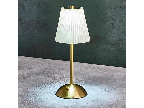 Elements 11.6" Gold LED Table Lamp
