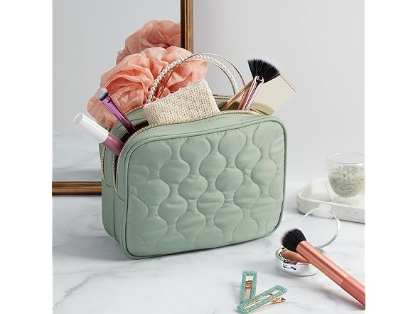 CONAIR Double Zip Toiletry Travel Bag Travel