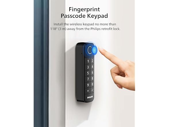 Philips DDL230X-1HWP Retrofit Smart Lock with Keypad