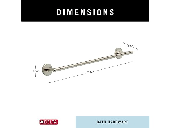 Delta 75918-SS Delta Towel Bar Stainless Steel