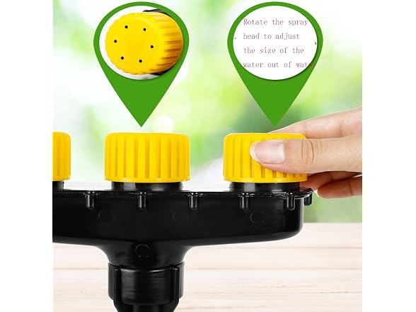 QIZHIMEI GAR-50 Multi-Head Sprinkler Spray Nozzle
