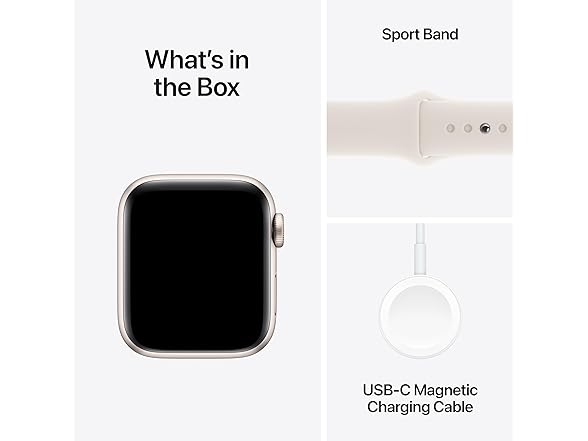 (NEW) Apple Watch SE (2nd Gen) [GPS + Cellular] Smartwatch (White Box)