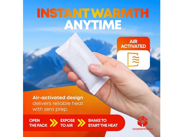 Disposable Hand Warmers (100, 200, 300, or 400)