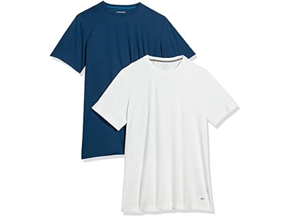 Amazon Essentials Mens Moisture Wicking Tech Tee 2Pk